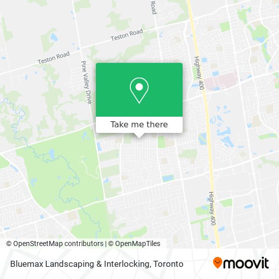 Bluemax Landscaping & Interlocking map