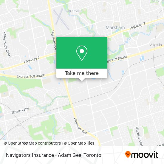 Navigators Insurance - Adam Gee map