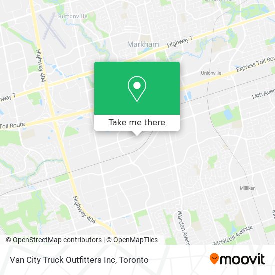 Van City Truck Outfitters Inc map