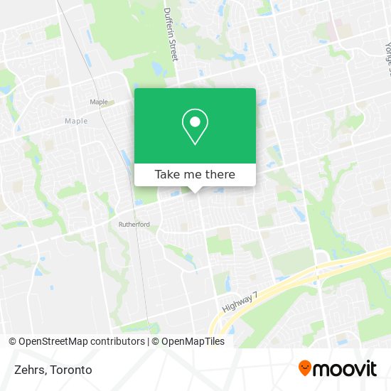 Zehrs map