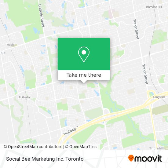 Social Bee Marketing Inc map