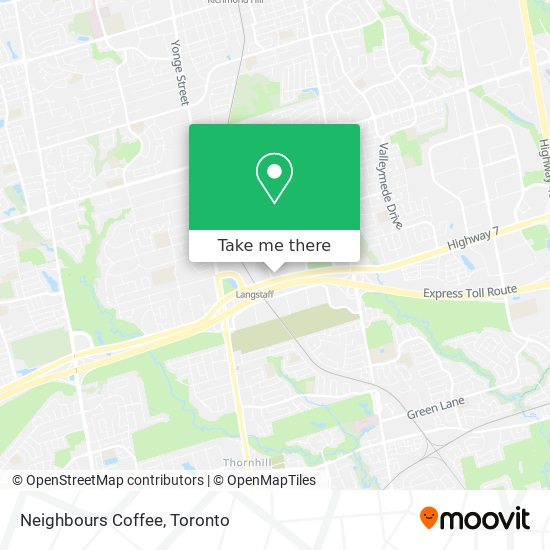 Neighbours Coffee map