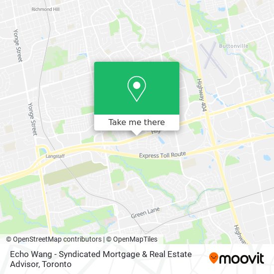 Echo Wang - Syndicated Mortgage & Real Estate Advisor map