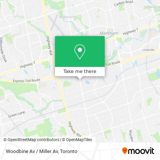 Woodbine Av / Miller Av map