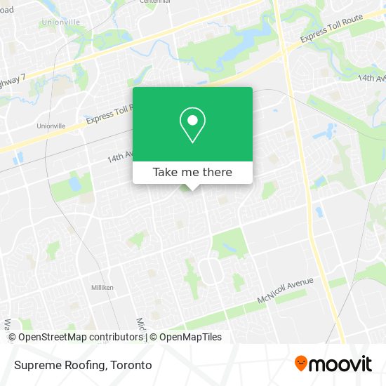 Supreme Roofing map