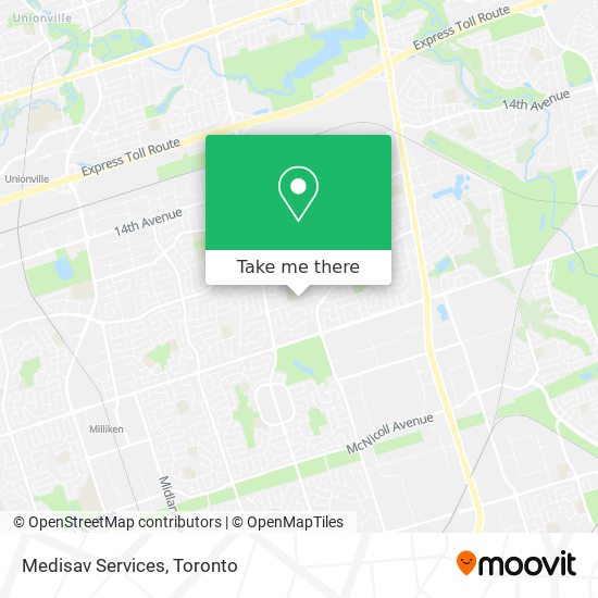 Medisav Services map