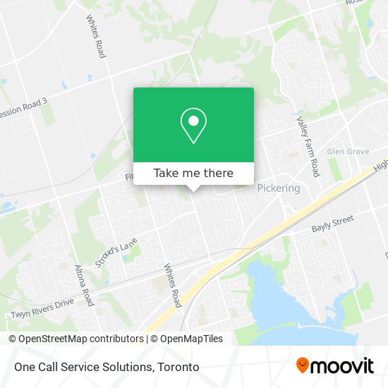 One Call Service Solutions map