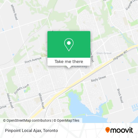 Pinpoint Local Ajax plan