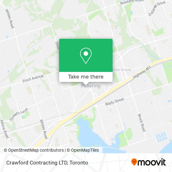 Crawford Contracting LTD map