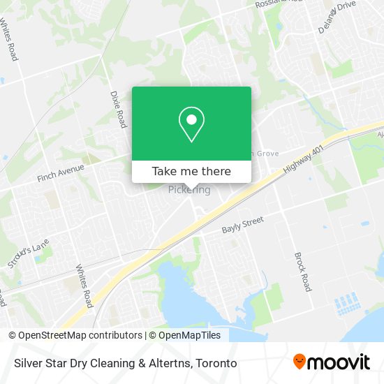 Silver Star Dry Cleaning & Altertns map