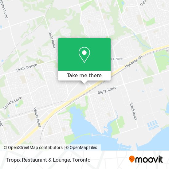 Tropix Restaurant & Lounge map
