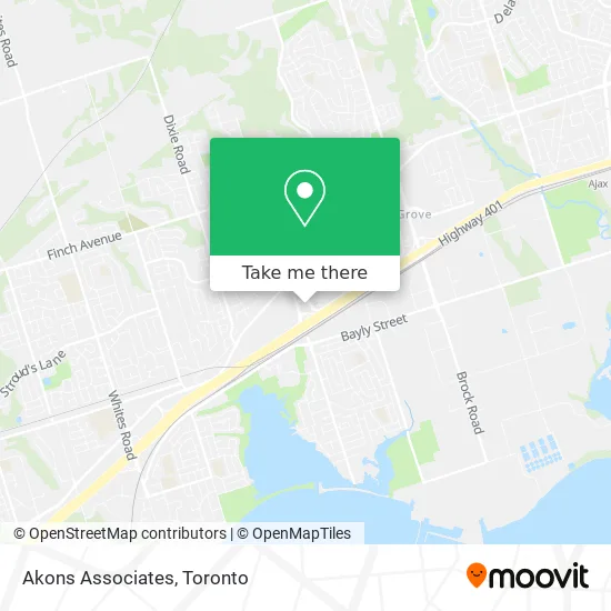 Akons Associates map