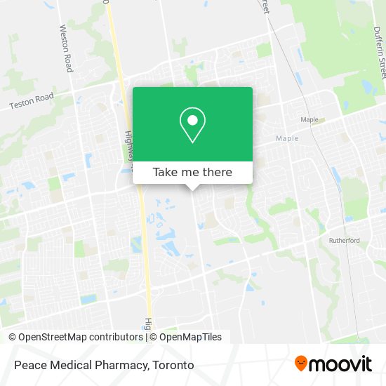 Peace Medical Pharmacy map