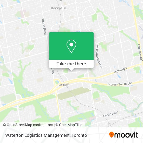 Waterton Logistics Management map