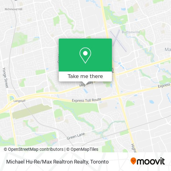 Michael Hu-Re / Max Realtron Realty map