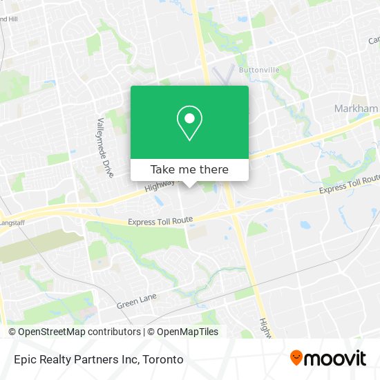 Epic Realty Partners Inc map