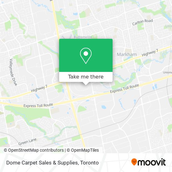 Dome Carpet Sales & Supplies map