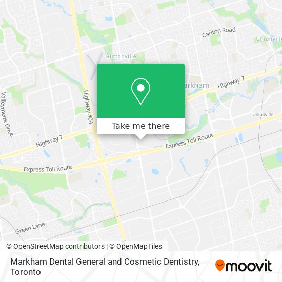 Markham Dental General and Cosmetic Dentistry map