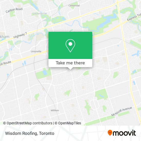 Wisdom Roofing map