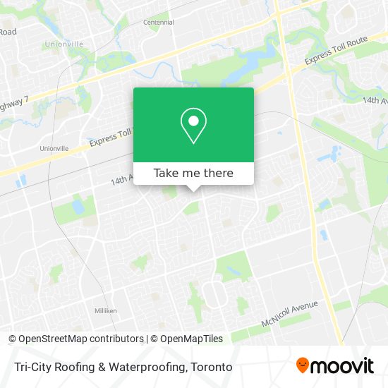 Tri-City Roofing & Waterproofing map