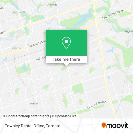 Townley Dental Office map