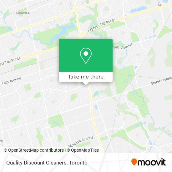 Quality Discount Cleaners map