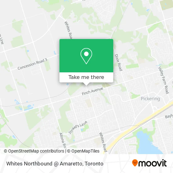 Whites Northbound @ Amaretto map