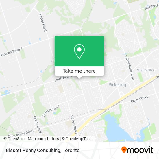 Bissett Penny Consulting map