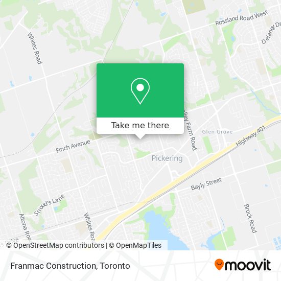 Franmac Construction map