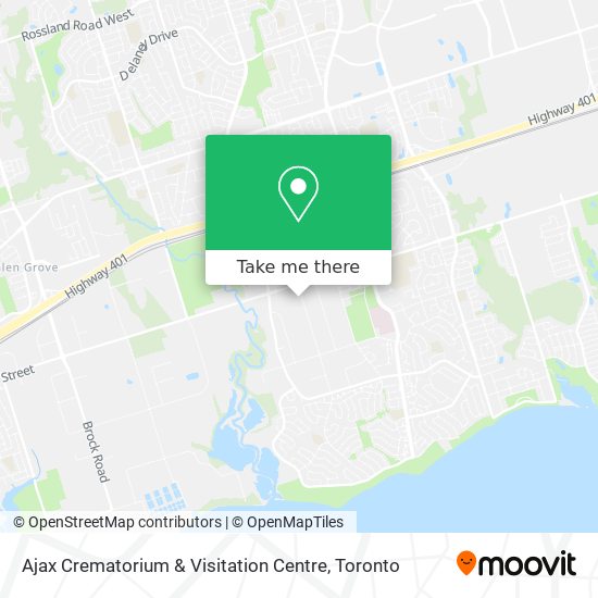 Ajax Crematorium & Visitation Centre plan