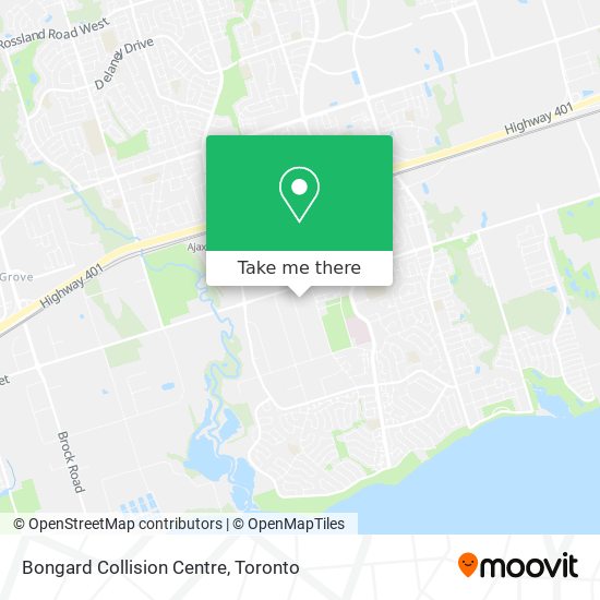 Bongard Collision Centre plan