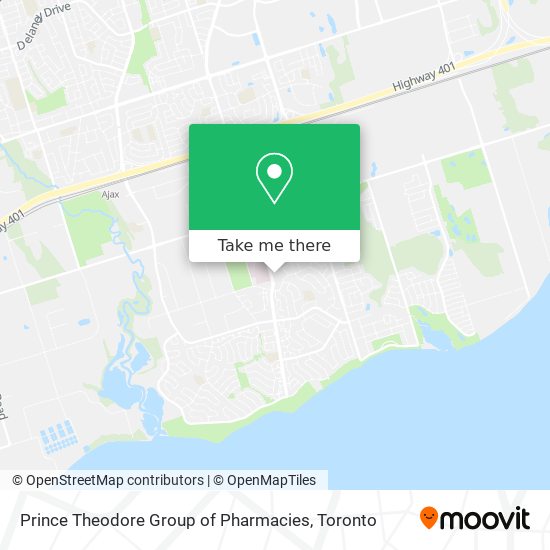 Prince Theodore Group of Pharmacies map