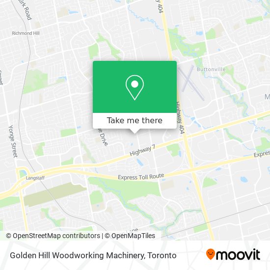 Golden Hill Woodworking Machinery map