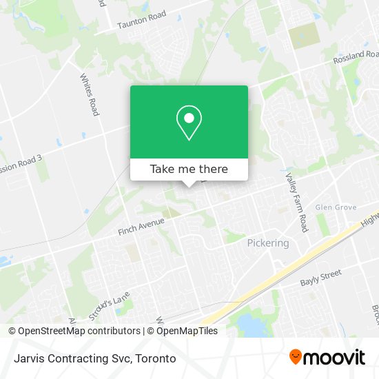 Jarvis Contracting Svc map