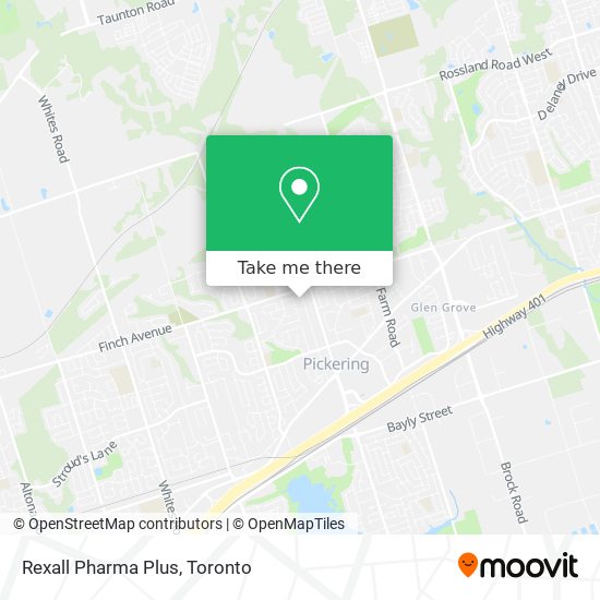 Rexall Pharma Plus map