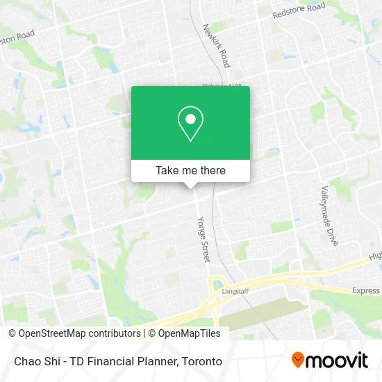 Chao Shi - TD Financial Planner map