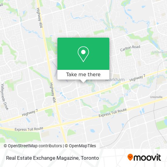 Real Estate Exchange Magazine map