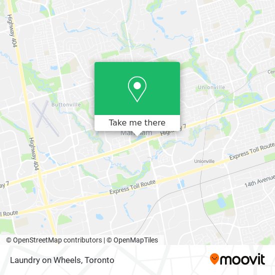 Laundry on Wheels map