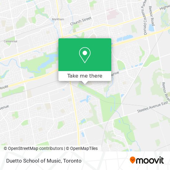 Duetto School of Music plan