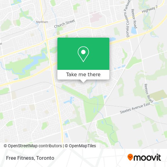 Free Fitness map