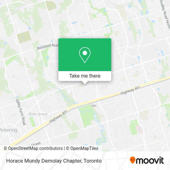 Horace Mundy Demolay Chapter map