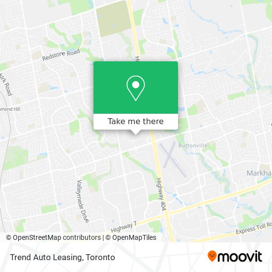 Trend Auto Leasing map