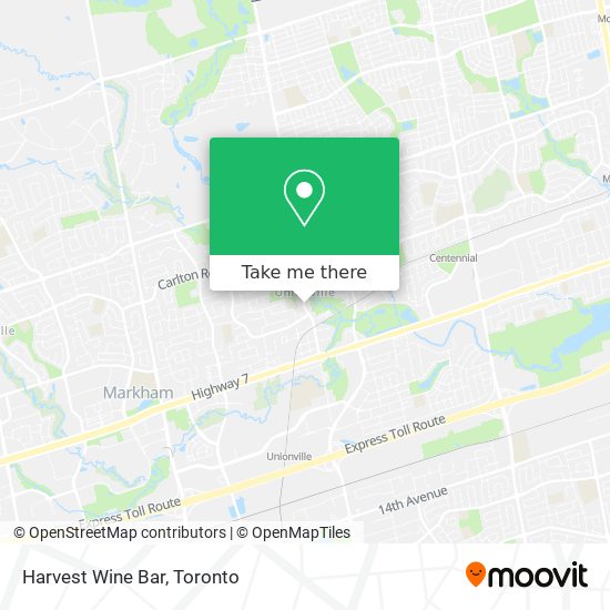 Harvest Wine Bar map