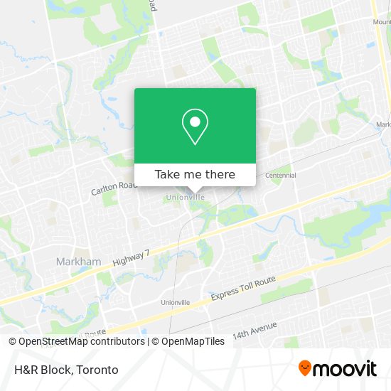 H&R Block map