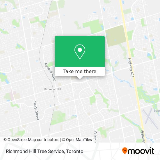 Richmond Hill Tree Service plan