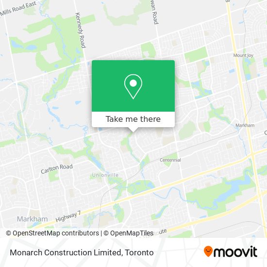 Monarch Construction Limited map