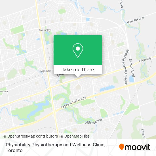 Physiobility Physiotherapy and Wellness Clinic plan