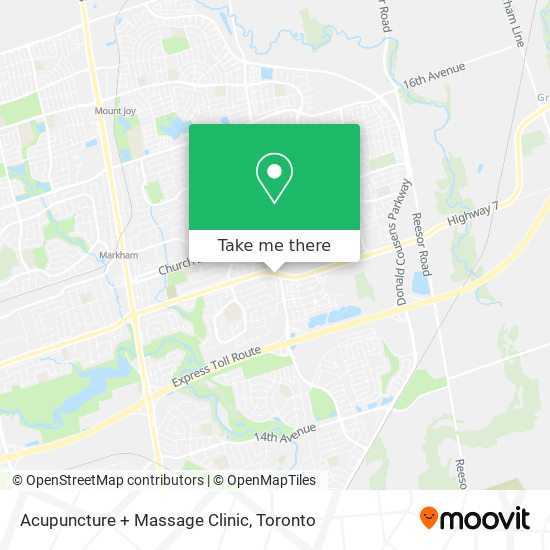 Acupuncture + Massage Clinic map