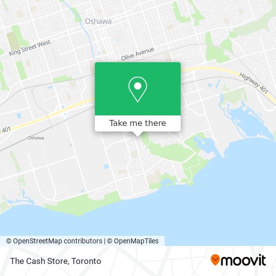 The Cash Store map