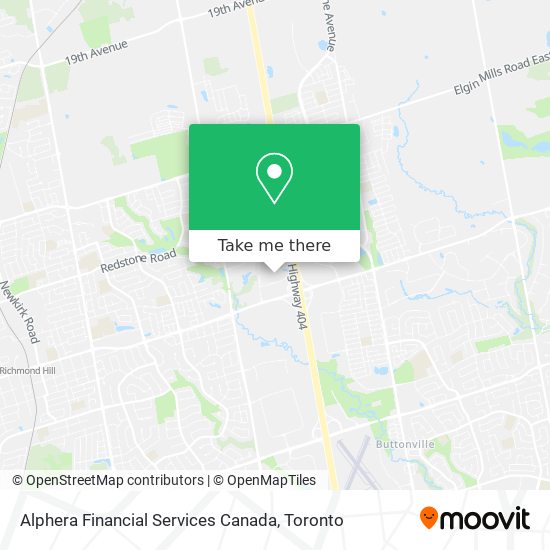 Alphera Financial Services Canada map